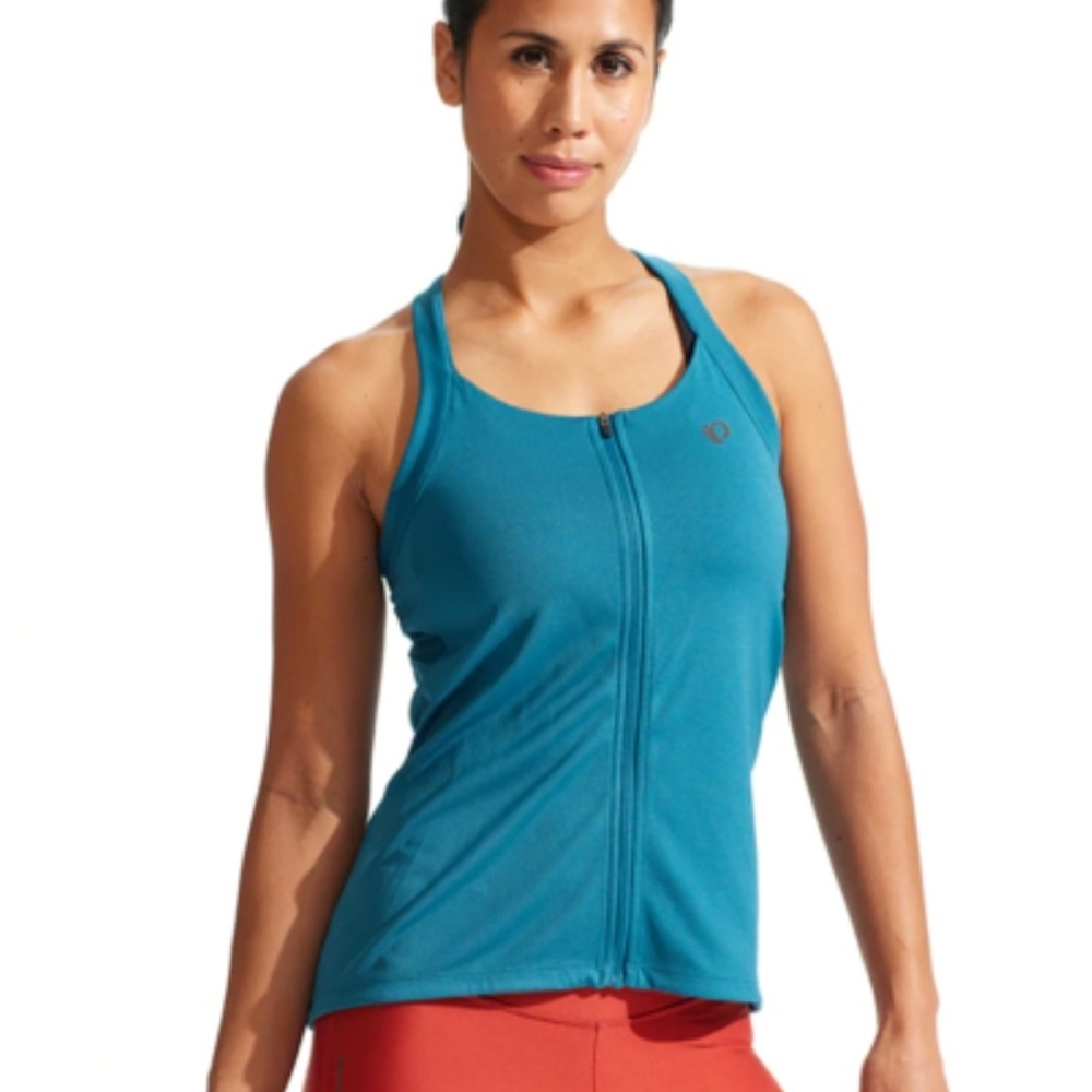 PEARL IZUMI Sugar Cycling Jersey Womens XL Teal Performance Athleisure